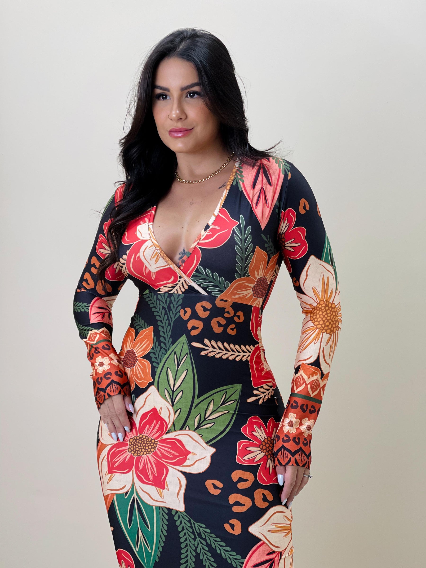 Vestido Midi Lumaa Exuberância Amazônica