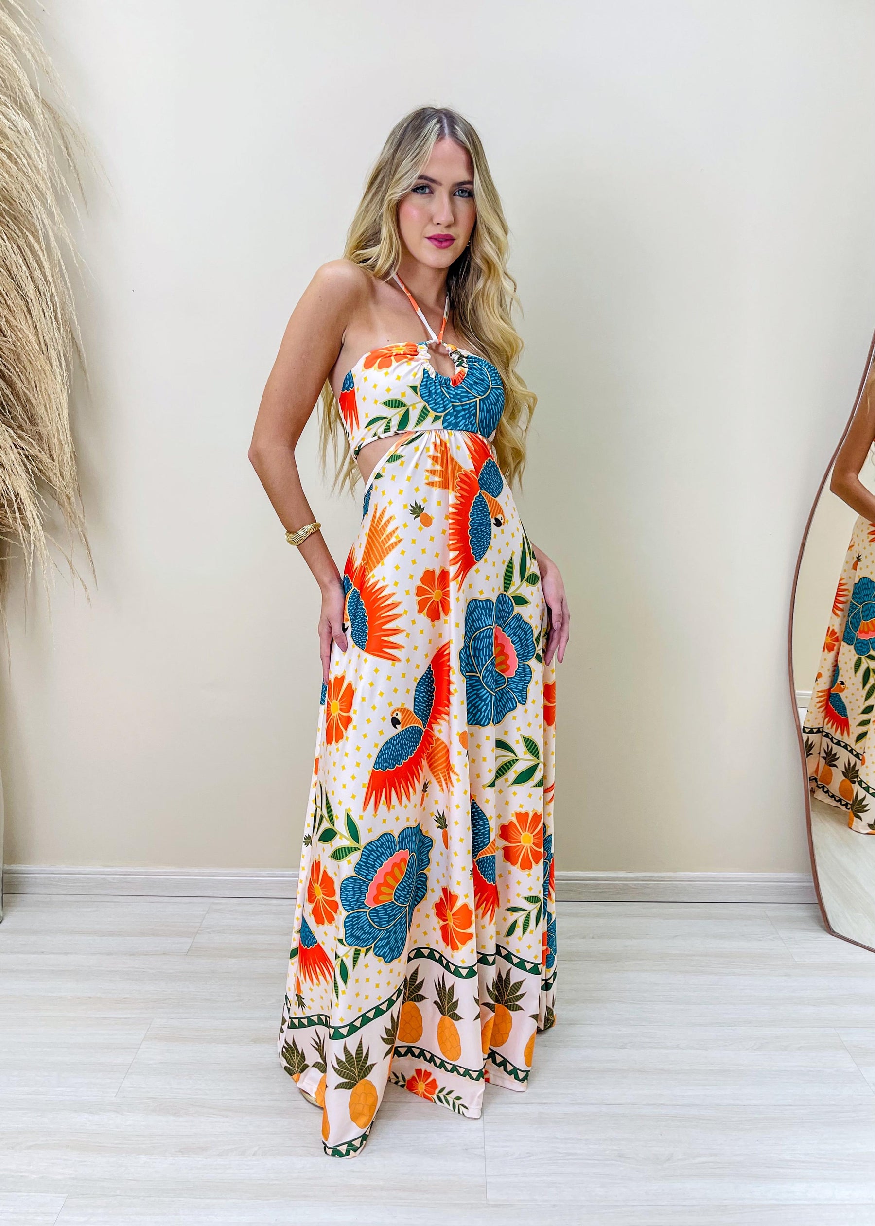 Vestido Vanessa Jardim das Aves