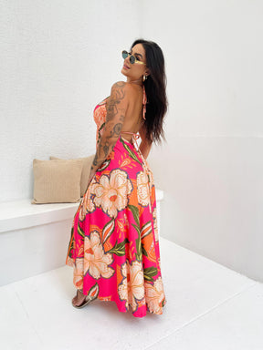Vestido Bela Longo Calor Tropical
