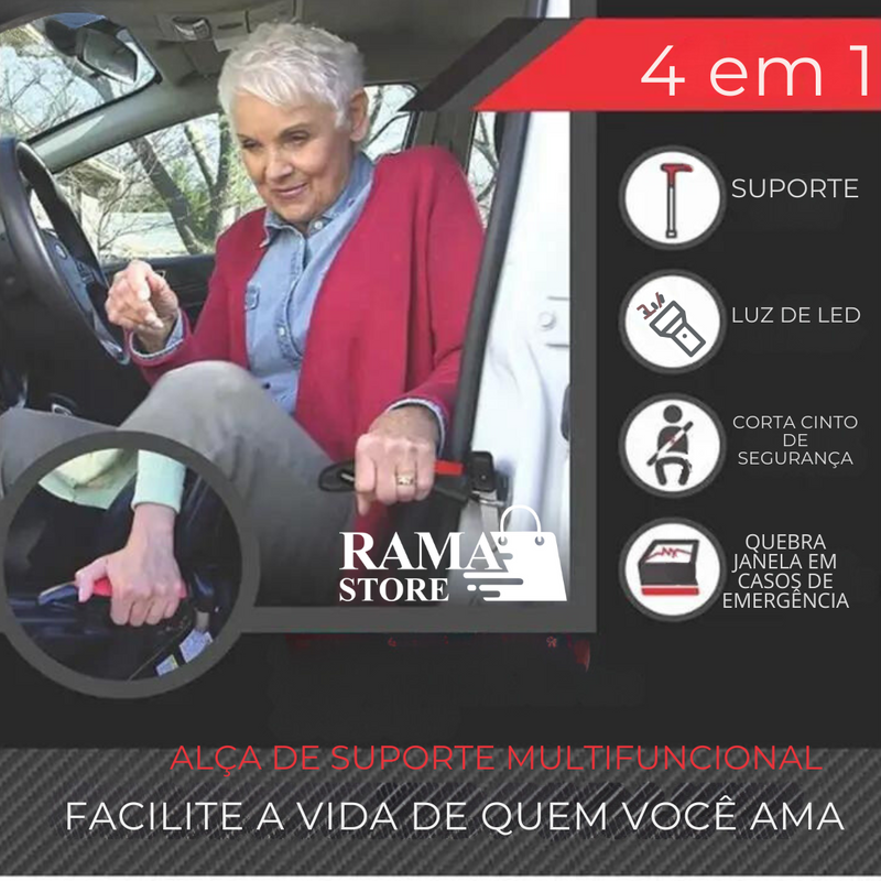 Alça de Suporte Multifuncional Apoio Porta de Carro -Frete Grátis