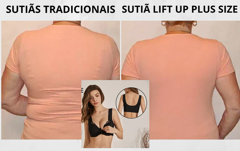 [PAGUE 1 LEVE 3] Sutiã Lift Up Plus Size - Frete Grátis