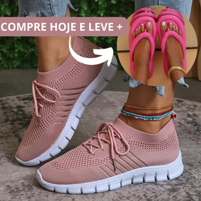 Tênis Ortopédico Comfy + Sandália Flip Nuvem + Ebooks + Frete Grátis