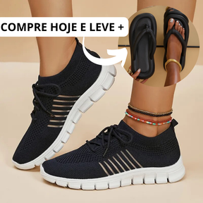 Tênis Ortopédico Comfy + Sandália Flip Nuvem + Ebooks + Frete Grátis