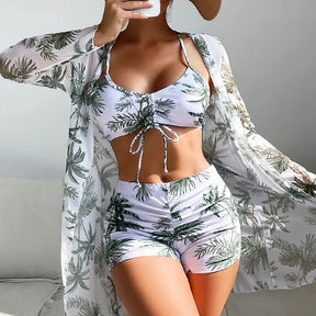 biquini, moda praia, biquini maiô, maiô, conjunto de biquini, biquini floral, verão 2024, biquíni com laço, sobretudo praia, short de praia, biquini com short verão