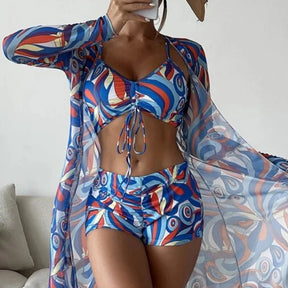 biquini, moda praia, biquini maiô, maiô, conjunto de biquini, biquini floral, verão 2024, biquíni com laço, sobretudo praia, short de praia, biquini com short verão