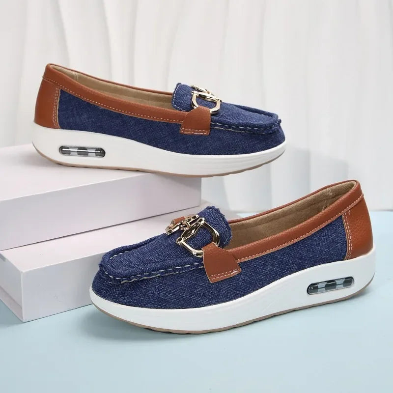 mocassim feminino, mocassim de luxo feminino, mocassim feminino em couro, mocassim feminino tecido, mocassim ortopédico feminino, mocassim azul marinho, mocassim cinza, mocassim caqui, mocassim confortável feminino