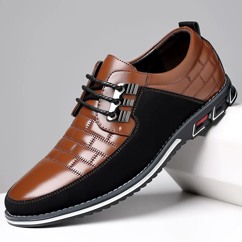 Mocassim Oxford Masculino em Couro-Frete Grátis