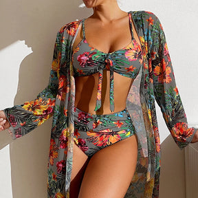 biquini, moda praia, biquini maiô, maiô, conjunto de biquini, biquini floral, verão 2024, biquíni com laço, sobretudo praia