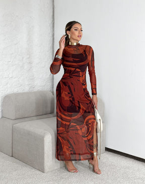 Vestido Tule Samantha Red