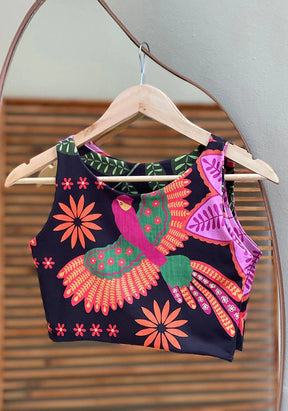 Cropped Aura Grito Floral