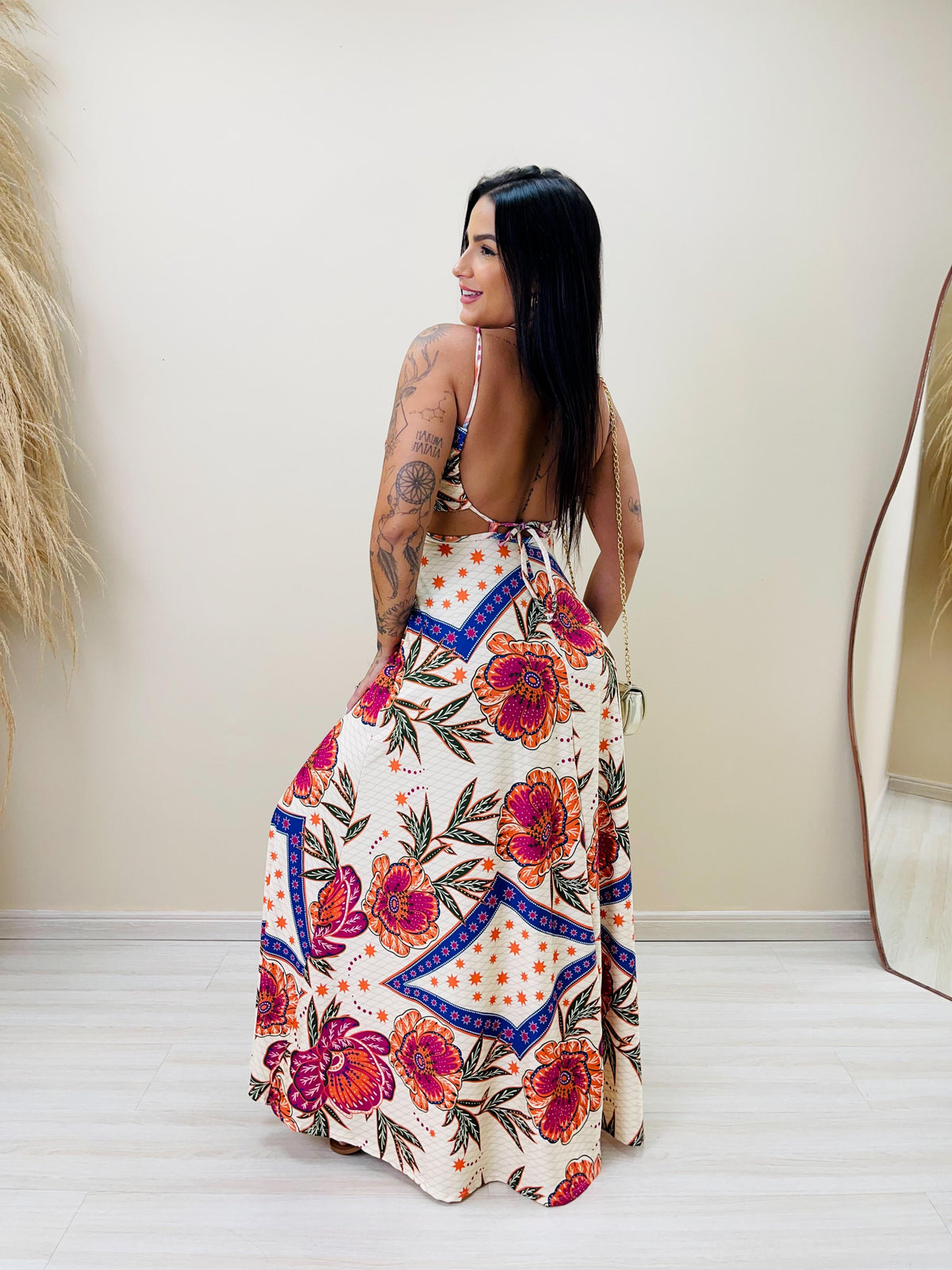 Vestido Longo Isabela Euforia Floral