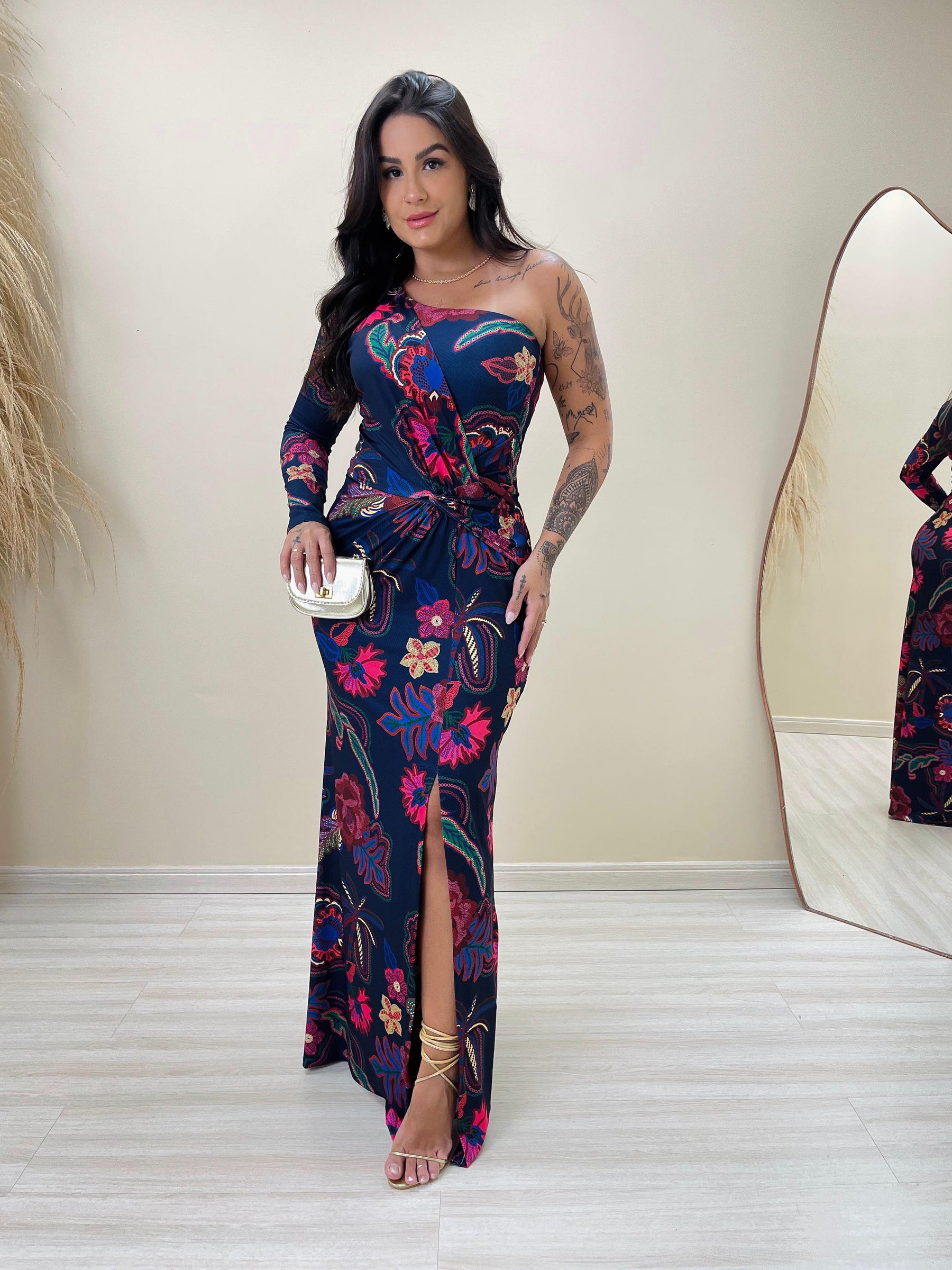 Vestido Lívia Fantasia Floral