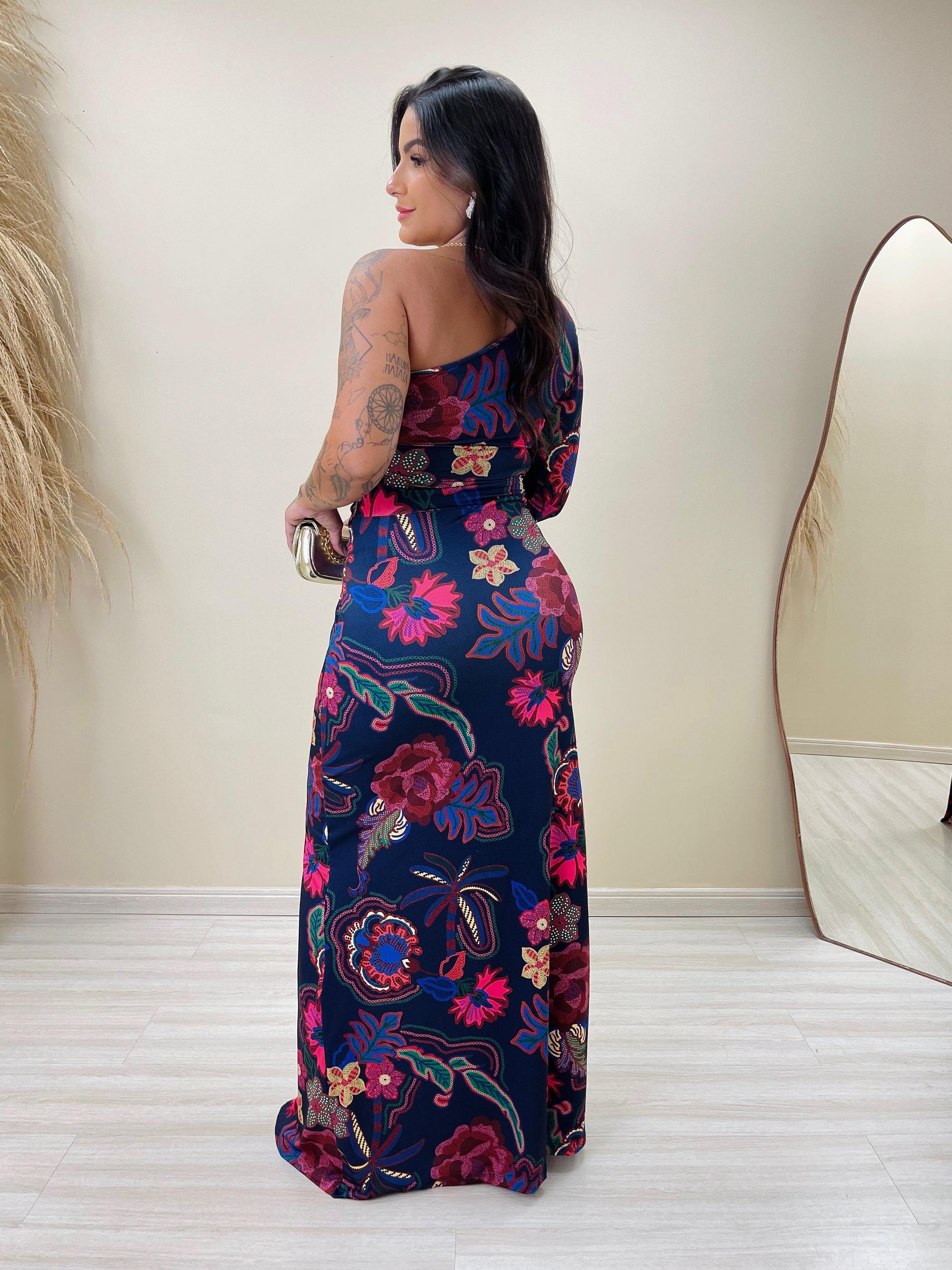 Vestido Lívia Fantasia Floral
