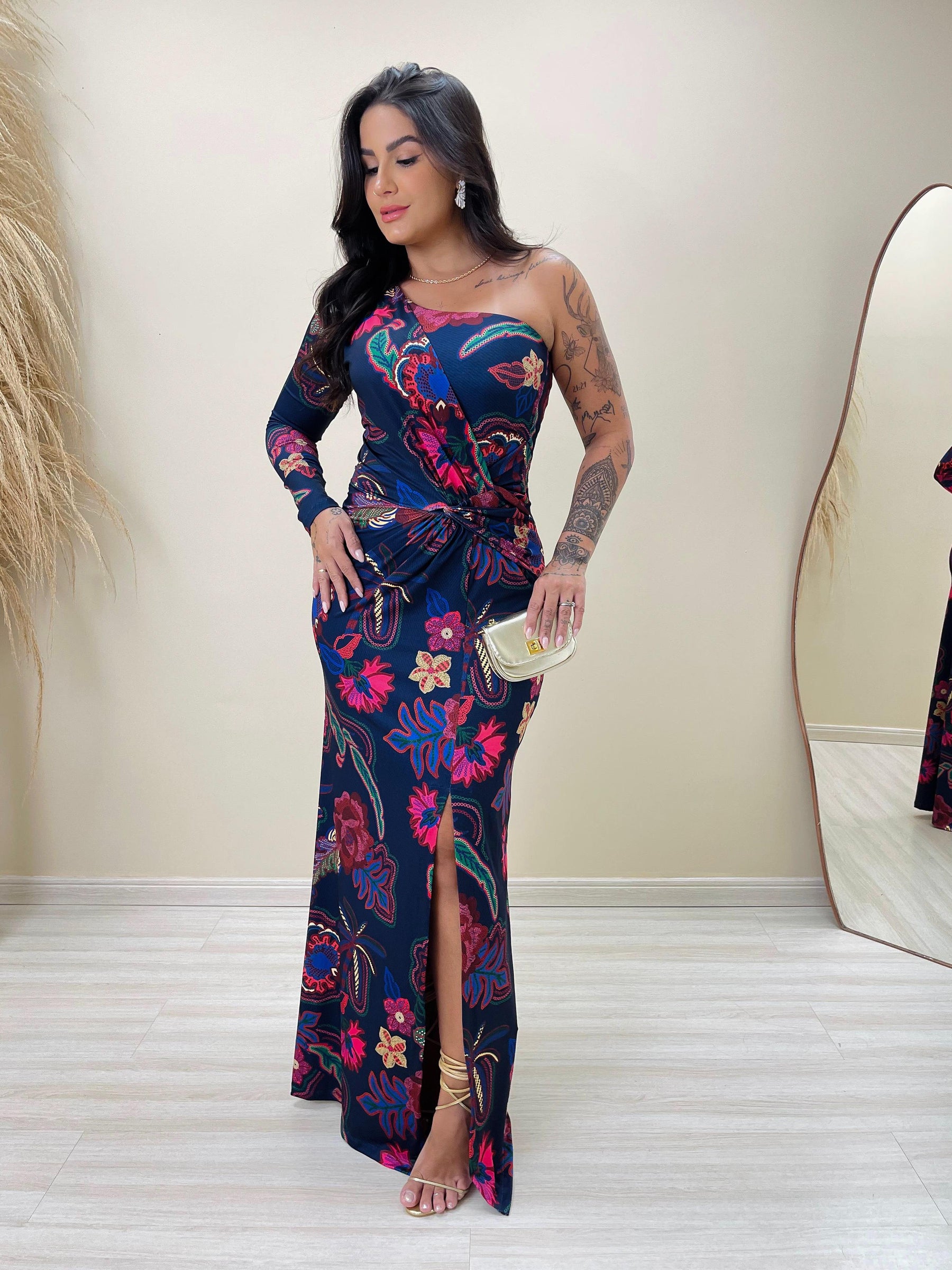 Vestido Lívia Fantasia Floral