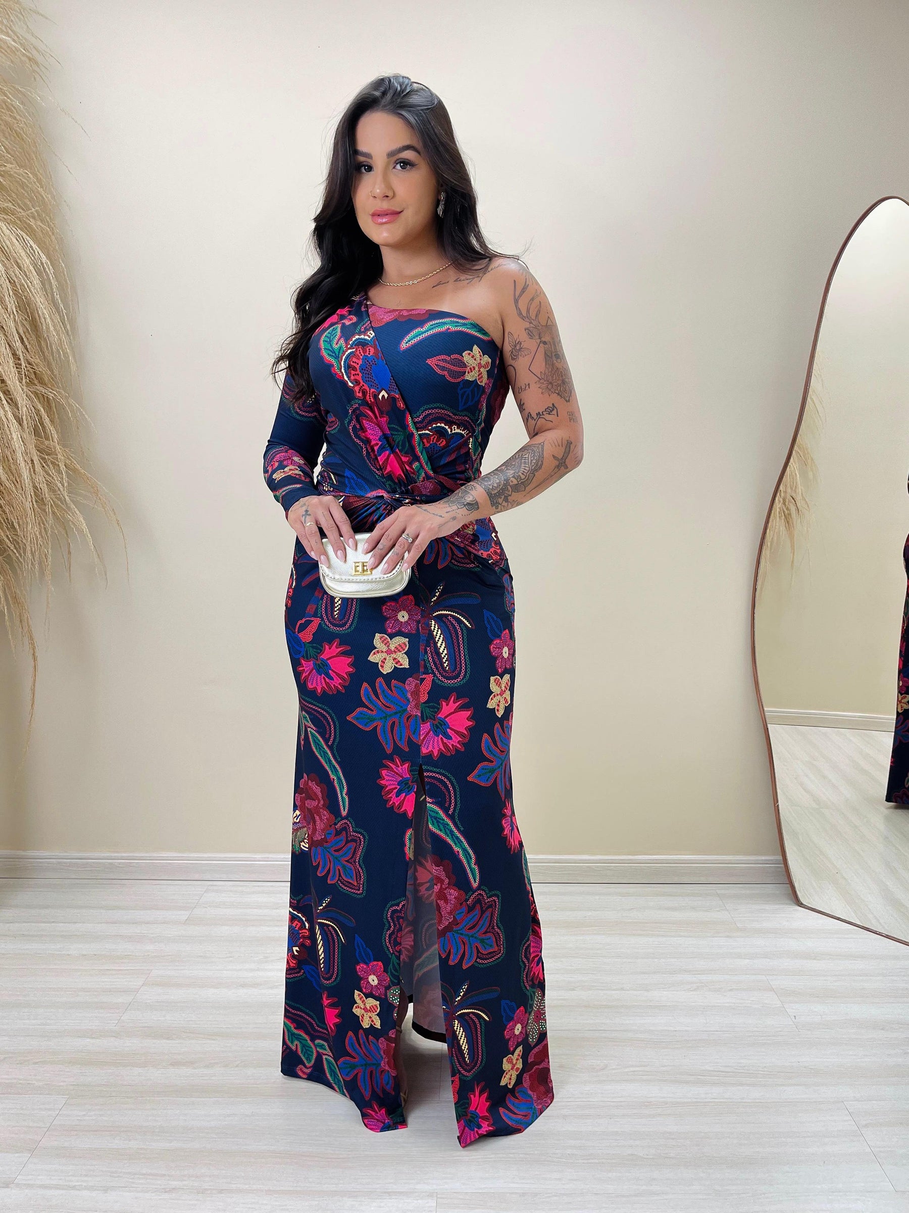 Vestido Lívia Fantasia Floral