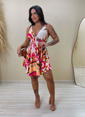 Vestido Beatriz Jardim dos Tucanos