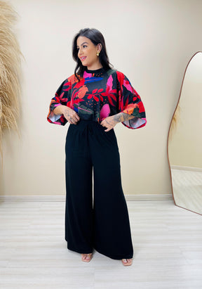 Blusa Milene Noite na Floresta