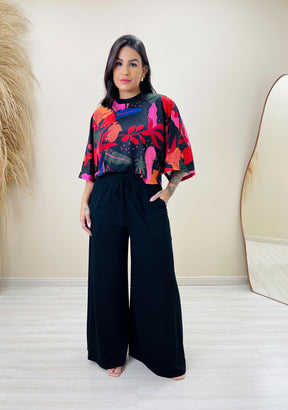 Blusa Milene Noite na Floresta