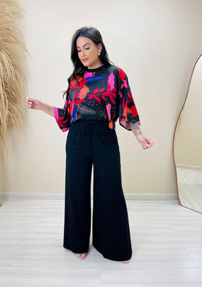 Blusa Milene Noite na Floresta