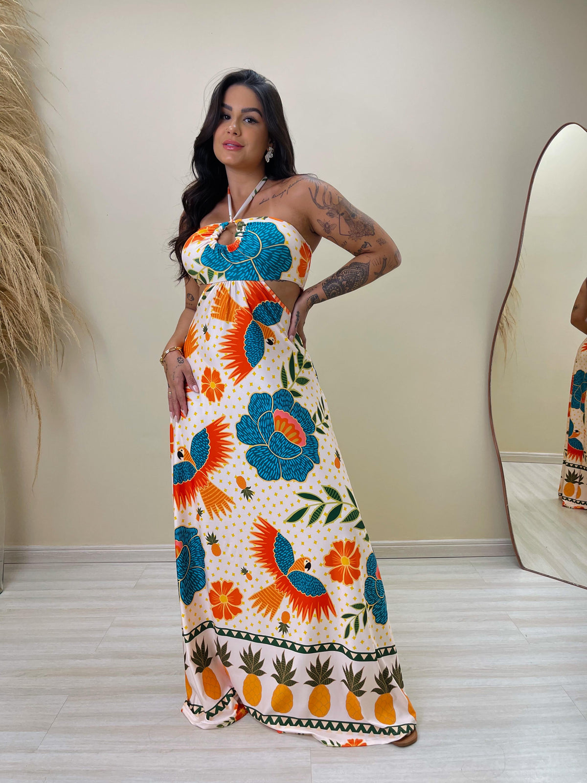 Vestido Vanessa Jardim das Aves