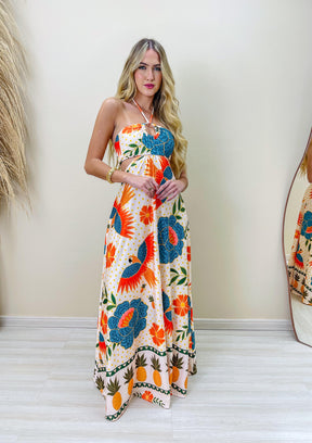 Vestido Vanessa Jardim das Aves