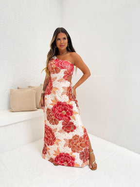 Vestido Isadora Magnólia Rubra