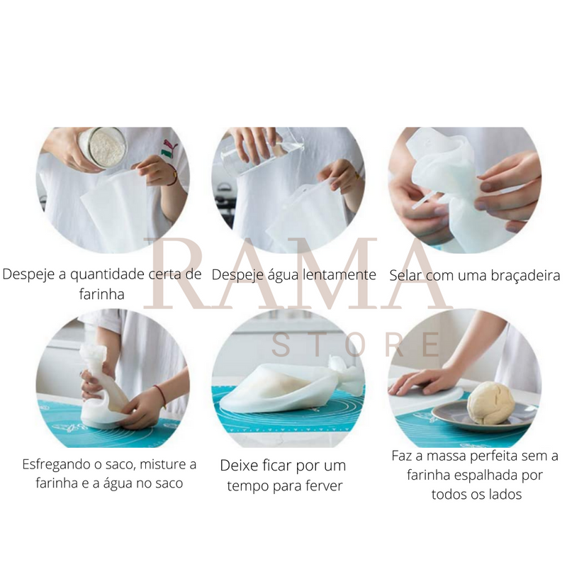 Saco em Silicone para Massas CleanKitchen